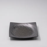 Plate Square 22cm Black Pearl Glaze V637-C6123