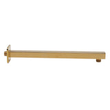 Wall Mounted Shower Arm Stainless Steel Quadrate Shower Head Extension Arm Shower Arm Pipe Gold V1294-YM0626-3112220084311