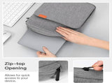 Laptop Sleeve Bag With Water Resistant Oxford Fabric, Extra Pockets And Shoulder Strap For Travel V1237-ZY-807-148