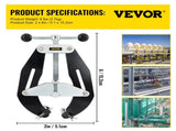 Pipe Clamp, 2 to 6 in, High Strength Ultra Clamp Quick Acting Screws, Steel Pipe Alignment Tool V952-HJDGQYCBDD2-6SEUMV0