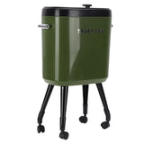 Tall Trash Can with Wheel Legs 15L Large Capacity Narrow Garbage Can for Kitchen Bathroom Living V1294-YM0901-3117250150412