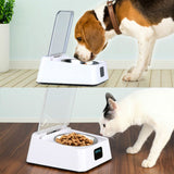 Automatic Pet Feeder, Cat Food Dispenser with Infrared Sensor and Removable Bowl, Smart Pet Feeder V1370-AZ4-06819