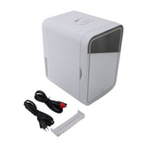 Mini Car Fridge Portable Multifunctional Rapid Cooling 8L Beauty Makeup Skincare Refrigerator with V1294-YM0901-3113240144512