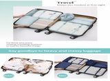 Multi-Size Travel Garment Organizer Set, 11 Pcs Luggage Packing Pouches With Dual Drawstring Bags, V1221-XM-LB2629-GM101