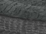 Pawz Orthopedic Plush Dog Bed Soft Washable Pet Bed Grey Cosy Cushion L Size PT1354-L-GY-AU