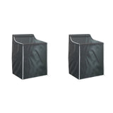 2X Washing Machine Cover for Top Load Machine,Washers Dryers Cover with Zipper Thickened Fabric V1366-AZ2-W-15706