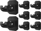 8PCS No Drill Rod Brackets,Nail Free Adjustable Rods No Drilling,Self Adhesive V1188-CYX-LHJ-394