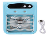 Desktop Air Conditioner with Humidifier 1000ml Water Tank USB Rechargeable Quiet Desk Air Cooler for V1294-YM0901-3113250087712