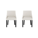 Artiss Dining Chairs Set of 2 Corduroy Wooden Beige BA-K-DIN-01-FA-BGX2