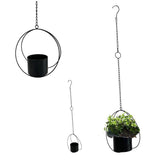 Set 2 Hanging Planter 27x70cm V637-E147341