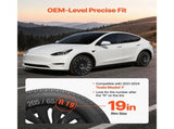 Hubcaps Wheel Covers for 2021-2024 Tesla Model Y, 19 Inch Set of 4 Wheel Rim Cover Hubcaps OEM Style V952-ZYLGGYGH4JTTN7Z35001V0
