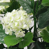 Premium Artificial Flowering White Hydrangea Tree 90cm UV Resistant V637-DP29657