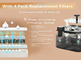 Cat Drinking Fountain Water Fountain Dog Drinking Bowl Automatic Drinking Bowl Cat Fountain V1189-WXF-260203-00473