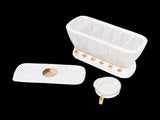 6 Grids Dispenser Storage Container Rice Cereal Beans Grain V63-842211