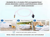 Paw-Activated Outdoor Water Dispenser for Dogs Step-to-Drink Fresh Water Toy with Hose Adapter, V1341-ZY-UPKJMEWT-WHITE