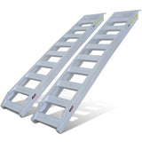 BULLET Pair of 2.3m Aluminium Loading Ramps, 4000kg Total Capacity, Heavy-Duty, Safety Pins, for V219-VHWRMPBPA23AX2