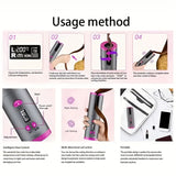 USB LCD Wireless Charging Automatic Portable Curler Smart Home Personal Care Appliance Mini V1106-DDJFB001