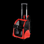 Dog Pet Safety Transport Carrier Backpack Trolley V63-793955