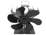 Stove Fan 6 Blades Fireplace Fan Heat Powered Fast Warm Circulation Quiet Heat Resistant V1294-YM0710-3113230307411