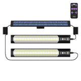 Solar Powered LED Motion Sensor Wall Light, Black, 2000LM, IP65, 3 Modes V178-59173