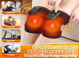 Heated Knee Massager with Heat Therapy 3 Temp Levels, Vibration Massage, Rechargeable & Adjustable V1232-XGAMY001