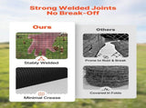 Hardware Cloth 61cm x 15.2m, 1/2 in 19 Gauge Galvanized Wire Mesh Roll, Weather-Resistant Vinyl V952-JSGSWL24IN500FOIS001V0