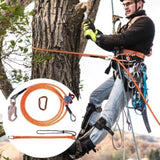 VEVOR Steel Core flipline, 1/2" x 8' Arborist Flipline, Flip Line for Tree Climbing with Alloy Steel V952-GSSTJJSGSS8YAA2N9V0