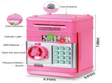 Smart ATM Piggy Bank with Password Lock & Coin Slot Educational Money Box for Kids, Saves Coins & V1107-CS-ETCQG1