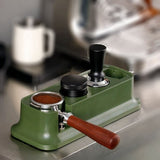 Espresso Tamper Station, Espresso Accessories Storage Organizer for Size 51-58mm Green V1366-AZ2-W-16275