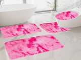 5Pc Bath Mats for Bathroom, Quick-Dry Bathroom Rugs Sets Washable Non-Slip Bath Mat Ultra Soft V1189-LWWAL-20260325-01100
