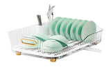 Dish Drying Rack Multipurpose Large Capacity Detachable Space Saving Drain Holes Sink Drying Rack V1294-YM0901-3117230419911