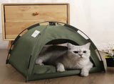 Foldable Pet Tent Portable Indoor Outdoor Breathable Mesh Travel Cage for Dogs Cats Small Animals V1366-AZ2-W-14910