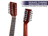 Karrera 12-String Acoustic Guitar with EQ - Natural 12S-EQ-NAT
