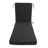 Lounge Chair Cushion with Ties Removable Rain Proof Fade Proof Sun Lounger Replacement Cushion for V1294-YM0901-3116250002511