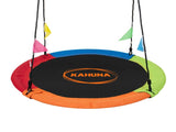 Kahuna Kids 1.2m Tree Saucer Swing Set Round with Hanging Straps 400kg Capacity SWG-KAH-ZH-48