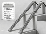 Cordless Spring Fitness Battle Rope, 2.18 Lbs A Pair, 16.93in Grey, Body Shaping Strength Training V1221-XM-LB2708-GM107