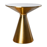 Golden Halo Round Side Table V264-TAB-730S-WHE-GD-1