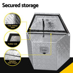 Giantz Aluminium Ute Tool Box Storage Lock Box Ute Trailer Vehicle Truck ATB-GT-73-39