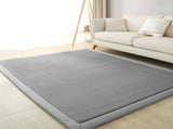 Marlow Coral Velvet Area Rugs Large Mat 150x200cm Grey FR2045-150X200-GY_NZ
