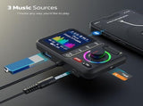 Bluetooth adapter for car use with FM transmitter, Bluetooth V5.0, large screen, supports hands-free V1189-LC-QP-00697