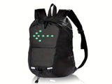 15L Backpack with USB Charging & Smart LED Turn Signals, Waterproof Cycling Commuter Daypack, V1232-QXSJB001
