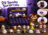 Halloween Blind Box, Halloween Advent Calendar, 24Days Haunted House Countdown Box with 3D Resin V1366-AZ2-W-24801