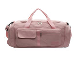 Large Capacity Travel Gym Duffle Bag, Multifunction Sports Overnight Bag, Pink V1308-DSZKI-2491
