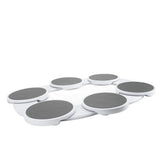 Rotating Food Trays with Tracks Portable Meal Tray Turntable Organizer for Dining Table Gathering V1294-YM0901-3118240258811