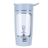 650ml Portable Eletric Shaker Bottle Automatic Mixer Bottle Coffee Juice Milk Self Stirring Cup V1294-YM0901-3113210020011