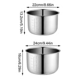 Thickened Double-Spray Non-Stick Aluminum Inner Liner 4L for Electric Pressure Cooker, Universal V1192-AZ-W-24061