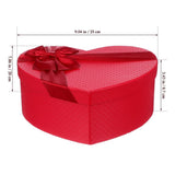 Valentine Container with Lid Heart Shape Box Gift Storage Red 1Pack V1370-AZ4-11824