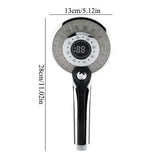 3 Spraying Mode Digital Display Handheld Shower Head with 3-color Temperature Control LED Light V1294-YM0727-JY11846