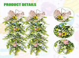 Simulation Egg Rattan Garland Artificial Easter Eggs Flower Garland Home Greenery Decor V1294-YM0706-231027HL03-1