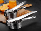 WHAMVOX Simple Fruit Juicer Orange Squeezer Hand Press Cold Stainless Silver V1189-WXFWAL-20260326-02294